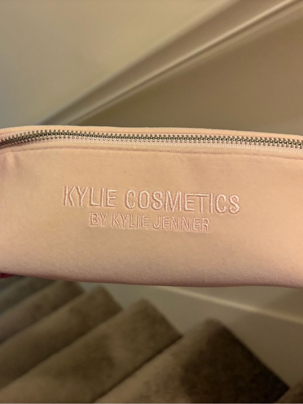 Kylie Cosmetics Blush Pink Makeup Pouch